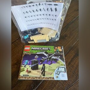 Lego Minecraft the end battle